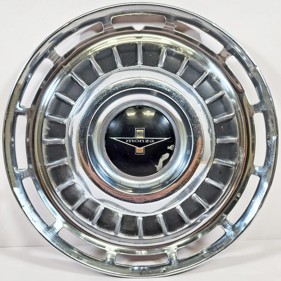 👀 Chevrolet Corvair Monza 1962-1963 13" Tapacubos/Cubiertas de rueda JUEGO USADO/4 ✅ Foto 3 de 4