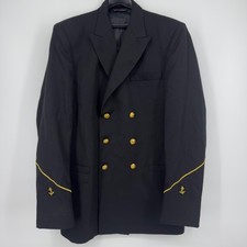 American Craftsmen Weintraub Bros Patriot Double Breasted Blazer Black 44 XL USA