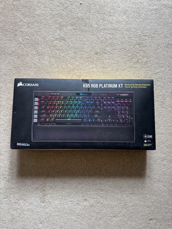Corsair K95 RGB Platinum XT Mechanical Gaming Keyboard UK Layout