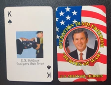 Swap Playing Card    IRAQI FREEDOM    U.S. Soldiers that gave their lives