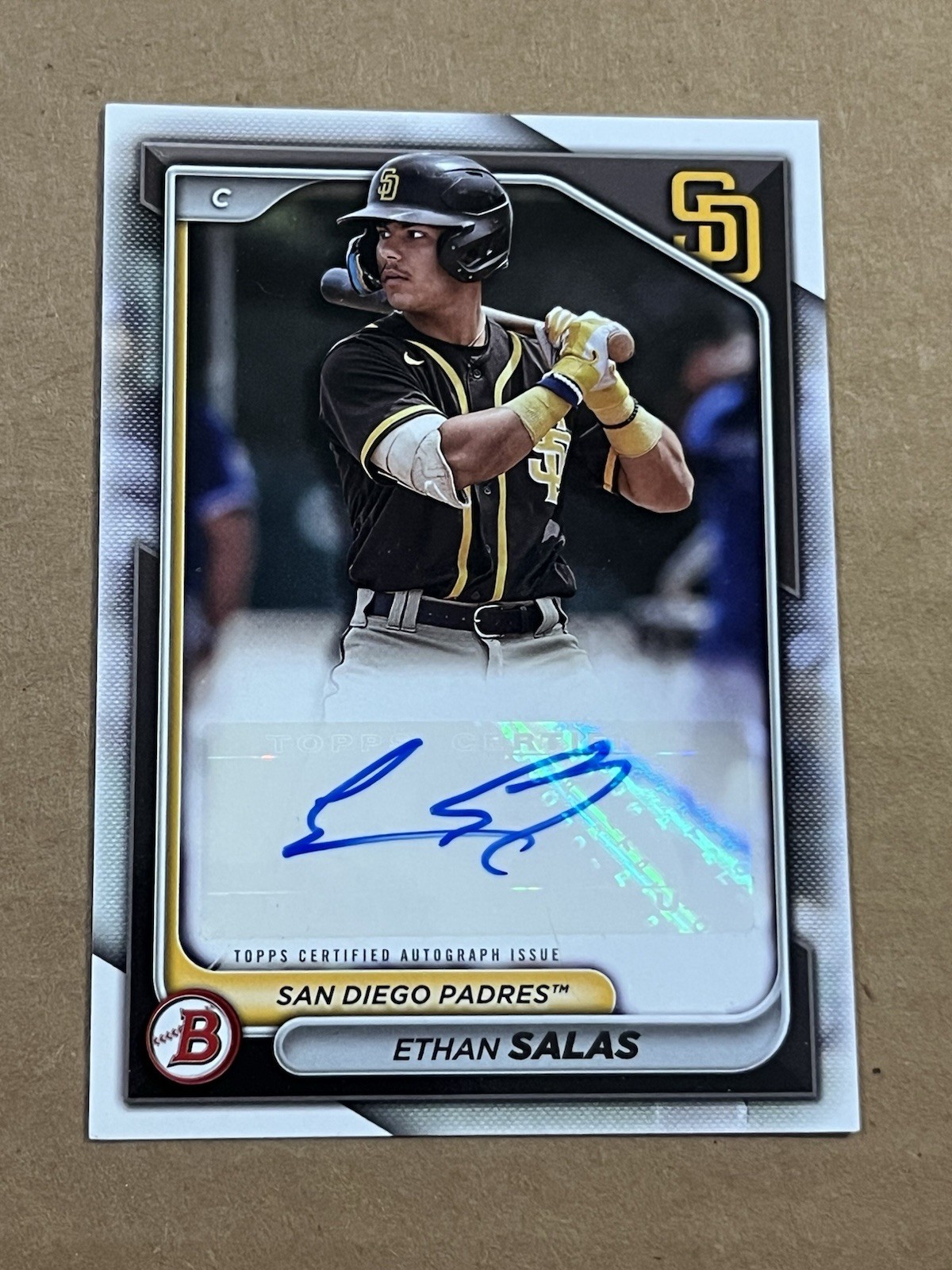 2024 Bowman Prospects Autographs #PPRA-ES Ethan Salas Auto