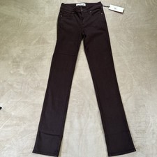 NWT Cookie Johnson Leggings 25x33 Brown Slim Fit Straight Leg Pants Made In USA