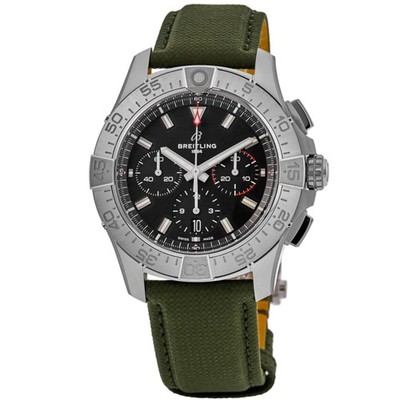 New Breitling Avenger B01 Chronograph 44 Black Dial Men's Watch AB0147101B1X2