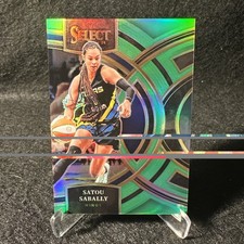 2024 WNBA Panini Select Satou Sabally Lime Green Premier /75 