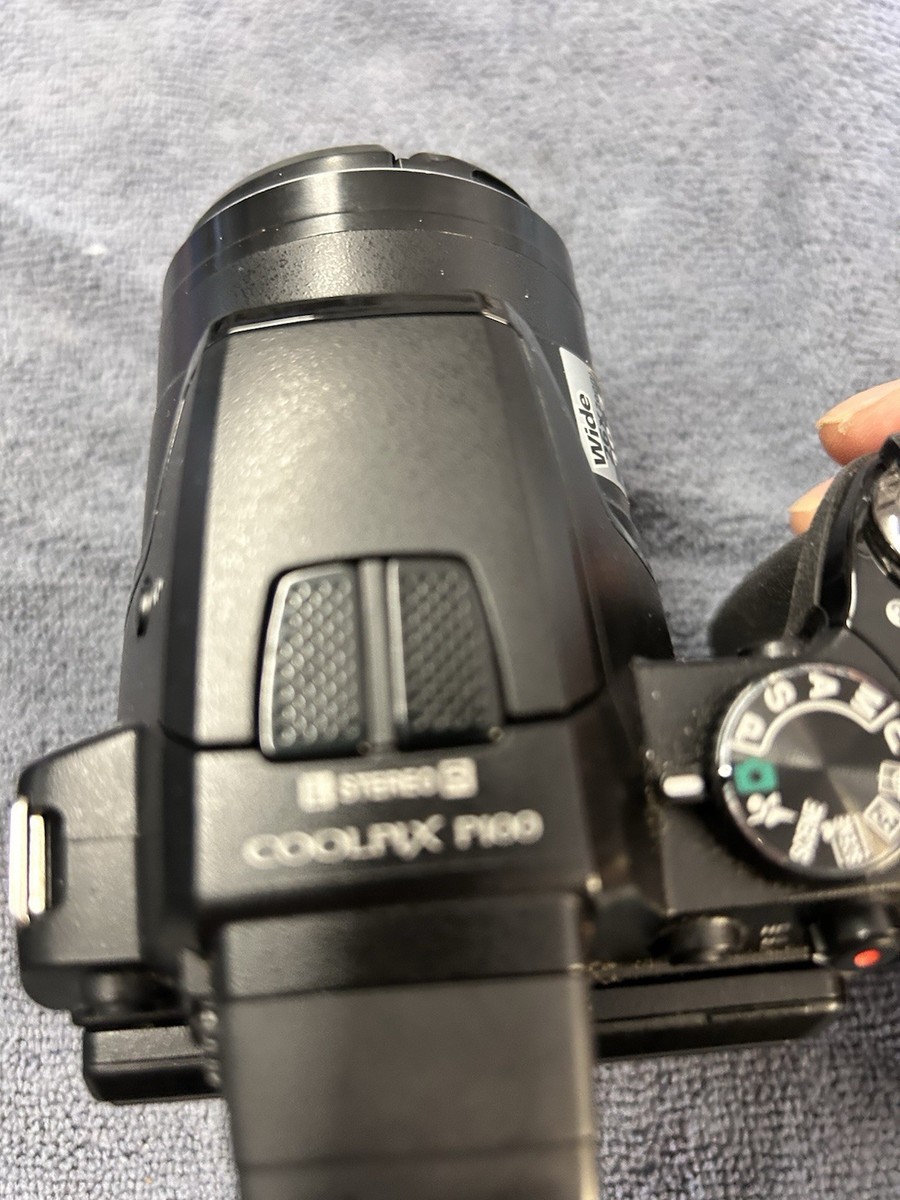 Nikon Coolpix P100 digital camera 26X Zoom 10MP tested & complete