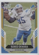 2021 Score Gold Zone 21/50 Romeo Okwara #137 0wp8