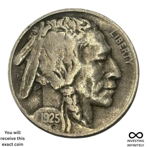 1925 S Buffalo Nickel X-1642