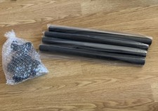 Fahnenmast Edelstahl Garten Flagge Wandhalter Schwarz Zubehör