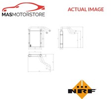 HEATER RADIATOR EXCHANGER LHD ONLY NRF 54435 FOR TOYOTA YARIS VERSO FUN CARGO