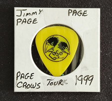 Jimmy Page Tour Issued Guitar Pick Page / Black Crowes Tour 1999 Rare Legend