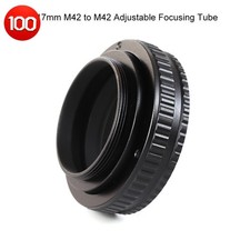 M42 to M42 Adjustable Focusing Ring Helicoid Adapter 12-17mm Adjust Macro Tube