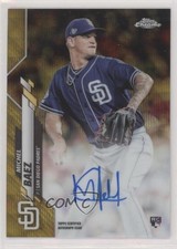 2020 Topps Chrome Rookie Gold Wave Refractor 27/50 Michel Baez Auto RC 8k4