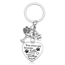 Pet Memorial Gift Dog Memorial Keychain, Stainless Steel Dog Gifts Loss of Pet