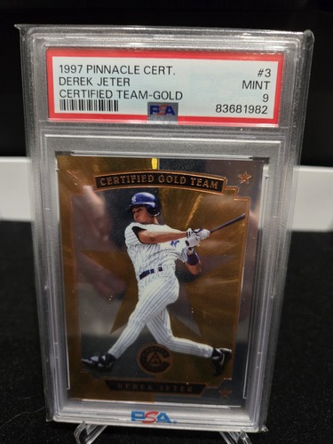 1997 Select Certified GOLD Team Derek Jeter - PSA 9