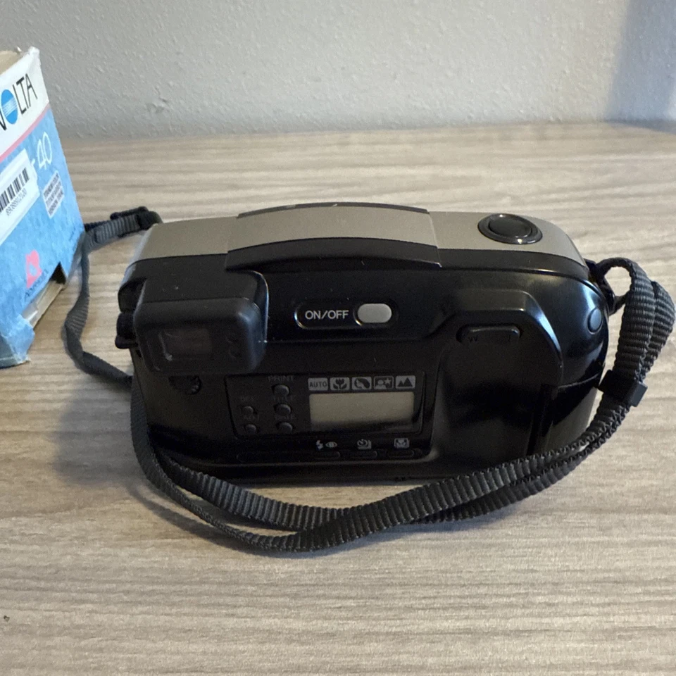 Фотоаппарат компактный Minolta Vectis 40 зум 30–120 мм проверенный рабочий - Изображение 3 из 4