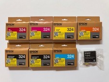 1 Set Genuine Epson 324 Ink Cartridges SureColor P400 Printer 2025-2027
