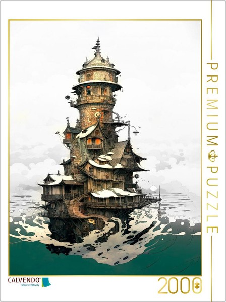 Calvendo Puzzle Lighthouse Odyssey | 2000 Pieces, Finished Size 35.4 × 26.4 In (-image