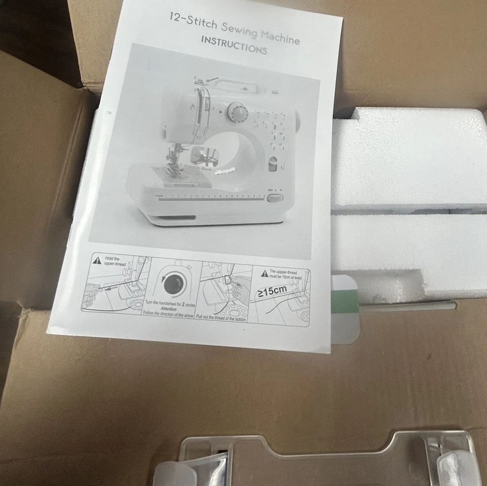 NÄHMASCHINE MULTIFUNKTIONAL UFR-505 12 STICHMUSTER - Bild 4 von 4