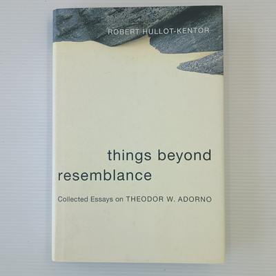 Things Beyond Resemblance Collected Essays on Theodor W. Adorno 2006 Philosophy