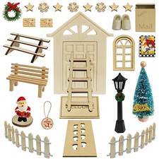 Kit Porte Lutin de Noël, 29Pcs Porte Lutin Farceur de Noel Kit, Accessoires L...