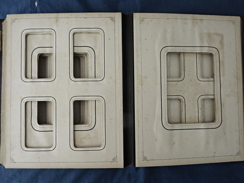 album photo ancien vide, pour photos CDV, Cabinet,  XIXe siècle REF406 - Bild 8 von 9