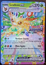 Leafeon ex - (Prismatic Evolutions Stamp) 006/131 Miscellaneous Cards & Products