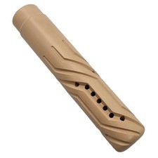 Vortex 5/8-24 Helix FP 28-Port Muzzle Brake .300/.308/7.62 7075 , 5" Long TAN