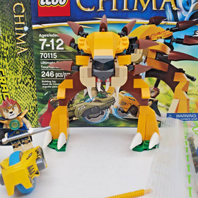LEGO CHIMA #70115 ULTIMATE SPEEDOR TOURNAMENT w/ figures, book and box