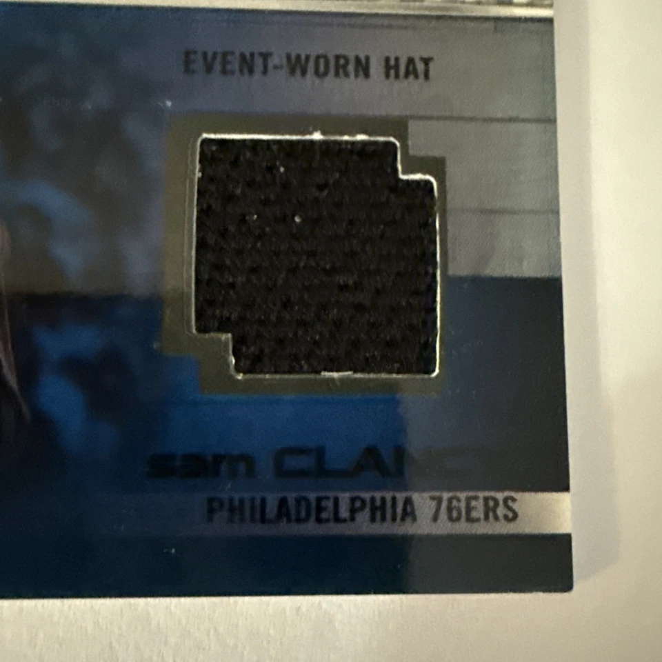 2002-03 Fleer Hot Shots Rookie Hats Off Shooting Shirt /350 Sam Clancy #194 - Image 2 of 4