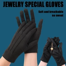 Full Finger Etiquette Mittens Jewelry Dress Gloves Anti-slip Driving Gloves ☽