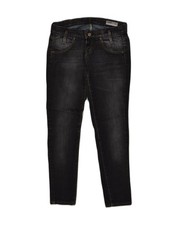 LEE Womens Lynn Skinny Jeans W26 L27  Black Cotton AL14