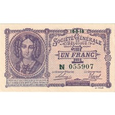 [#336753] Belgium, 1 Franc, 1915-03-16, UNC