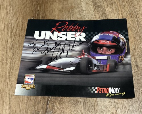 Robby Unser Indy Racing Signed 1998