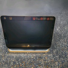 PC todo en uno HP Omni 120 AiO 20"" Win7 negro sin probar vendido como repuestos/piezas