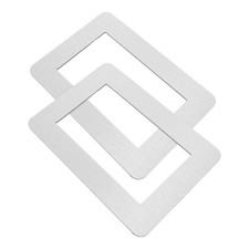 2 Pcs Electric Switch Cover Decorative Light Sticker Outlet Wall Plates