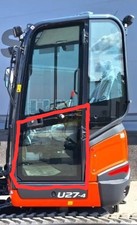 Lower Door Glass For Kubota U27-4 2014 Onwards
