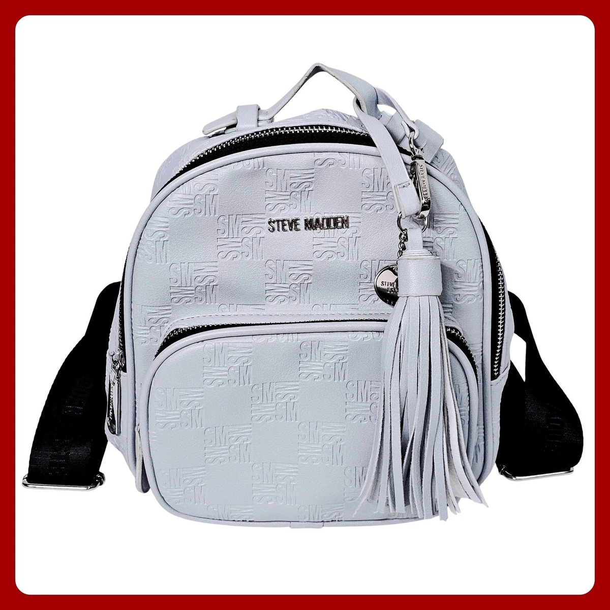 Steve Madden Backpack Gray Bags & Handbags for Women for  display picture 2