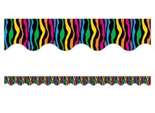 Teacher Created Resources Multicolor Scalloped Border 35 Feet Of Border Trim