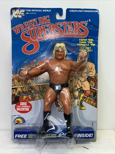 Greg Valentine Superstars 1985 WWF LJN 8 Vintage W...