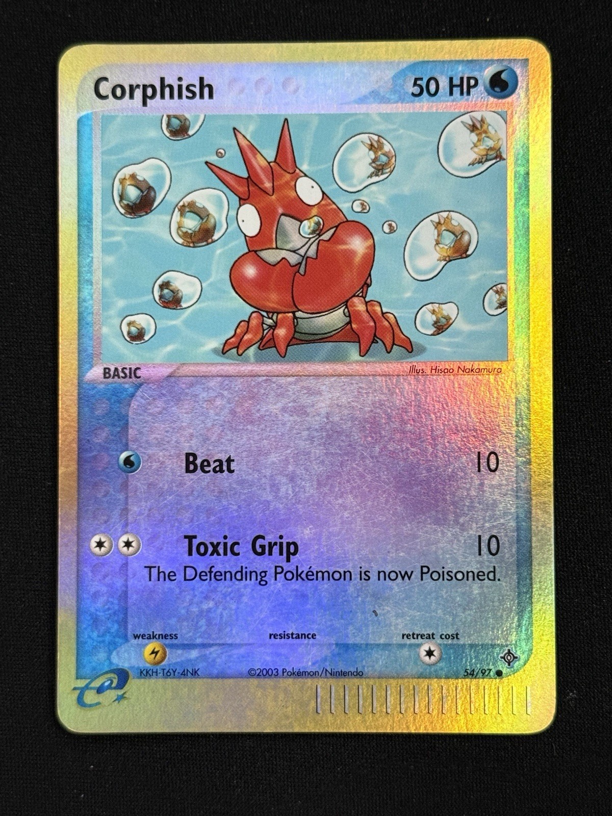 Corphish #54/97 - Pokémon TCG - EX Dragon - Reverse Holo - NM
