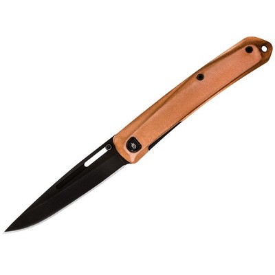 Gerber Affinity Taschenmesser mit D2 Stahlklinge und Edelstahlgriff, kupfer