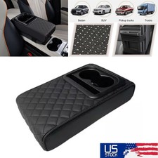 Car Armrest Cover Cushion Elbow Support Cushion Pad Mat For Auto Center Console