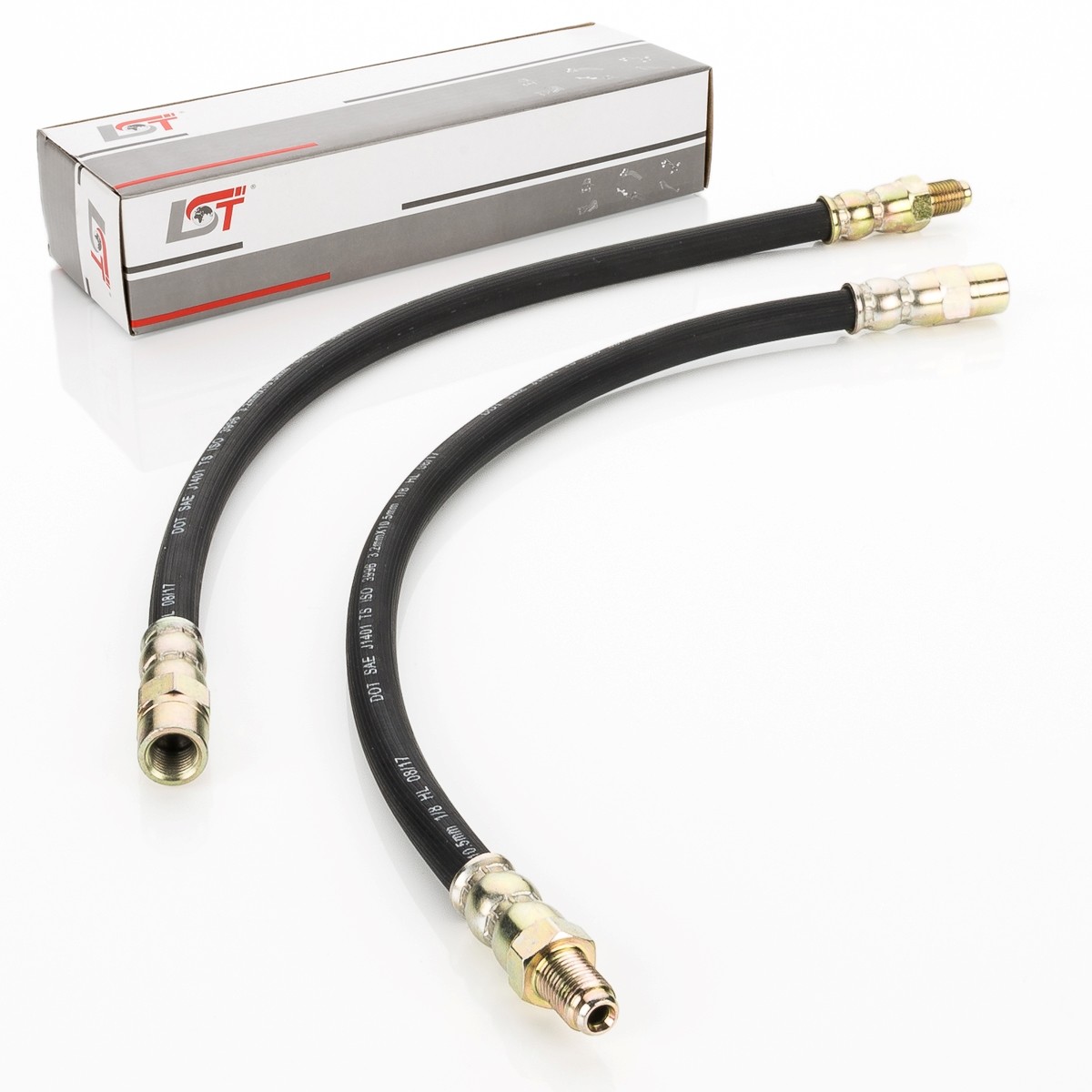 2x Brake Hose Brake Line Front Both Sides for MERCEDES C123 S123 W123 360mm