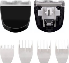 2 Pack Professional Peanut Clipper/Trimmer Snap On Replacement Blades Black