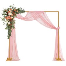 Wedding Arch Backdrop Metal Stand Square Flower Rack Frame Garden Party Decor