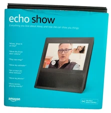 Amazon Echo Show 1st Generation w/ Alexa - Black 2017 in Box Tested & Stored