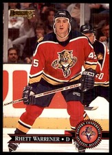 1995-96 Donruss Rhett Warrener RC Florida Panthers #358