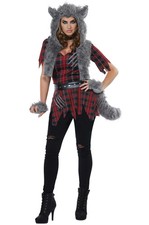 Brand New She-Wolf Werewolf Scary Adult Costume