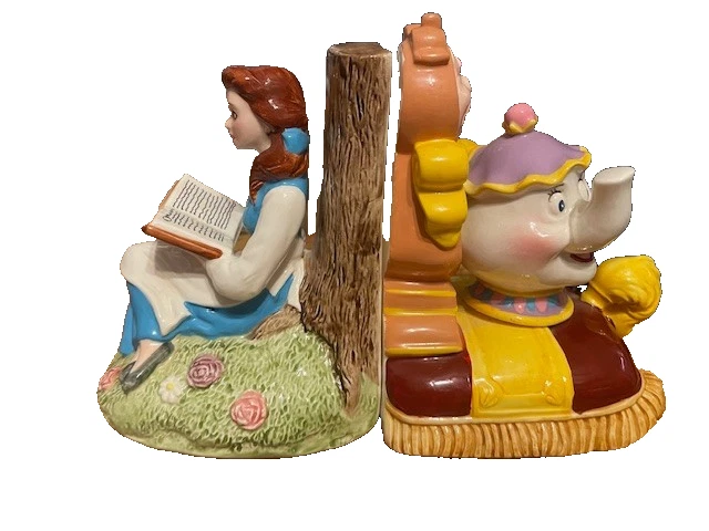 Belle & Cogsworth Mrs. Potts libro termina La Bella y la Bestia Disney Foto 4 de 4