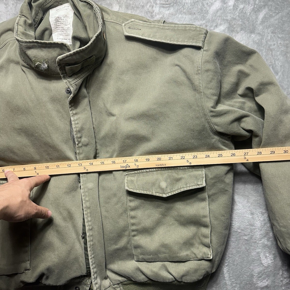 Vintage Spiewak & Sons Olive Green M90 Pilot Jacket Detachable